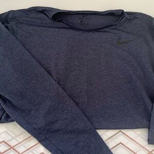 Nike Dark Blue Long Sleeve Top